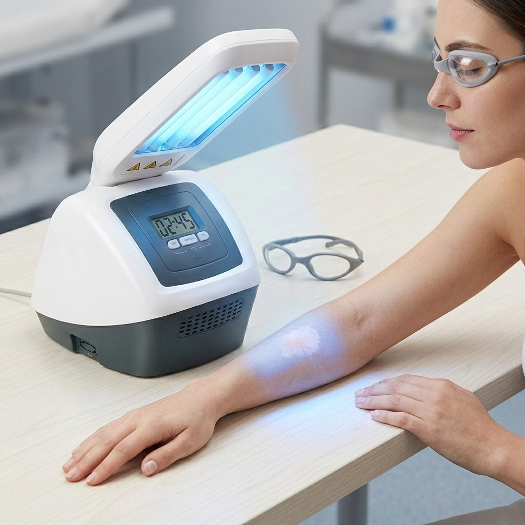 Compact Ultraviolet Phototherapy Device