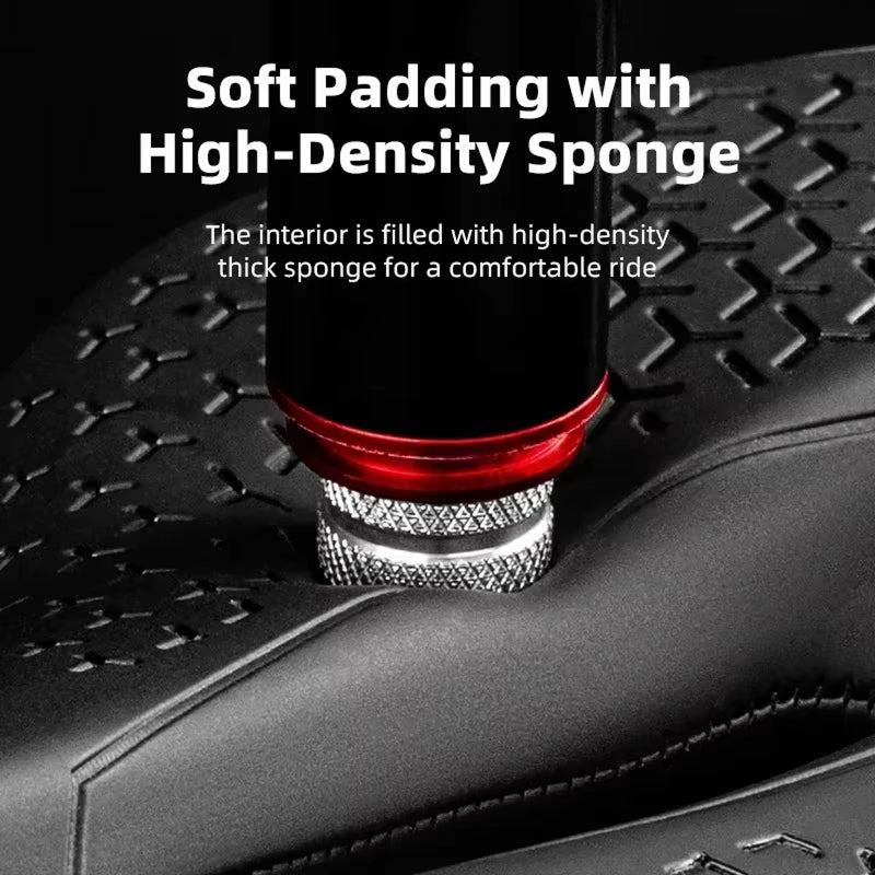 VelixSeat Orthopedic Bike Seat – High-Density Memory Foam, Waterproof & Dual Spring Suspension