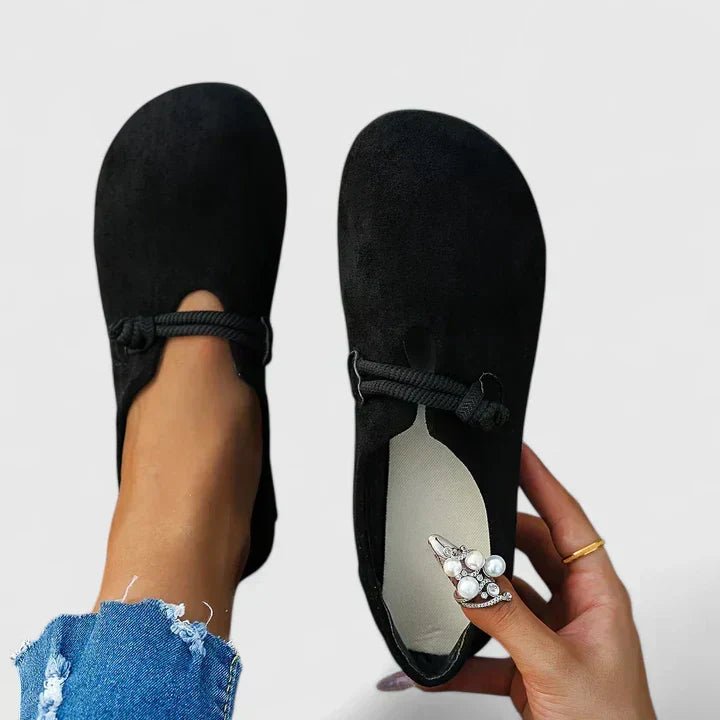 Women's Loafers Round Toe Rope Detail Slip-On Flat