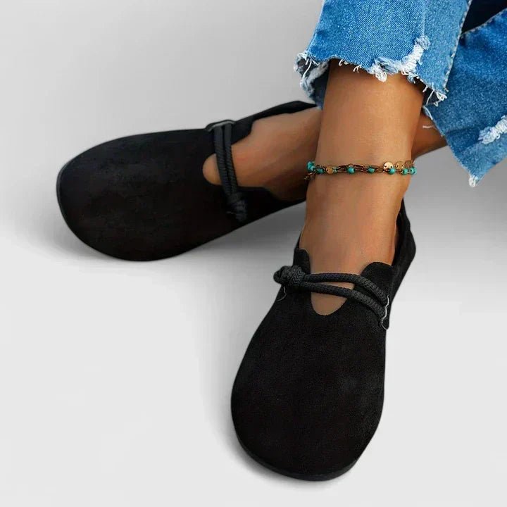 Women's Loafers Round Toe Rope Detail Slip-On Flat