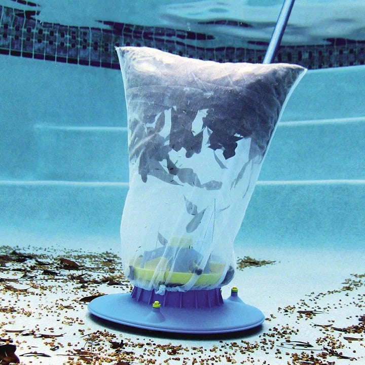 Pool Leaf Vacuum, Large Pool Leaf Sucker for Inground and Above Ground Swimming Pools (Blue)
